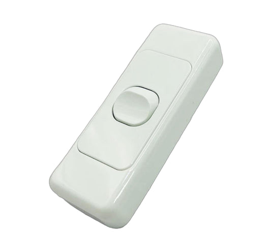 1 Gang Architrave Switch White