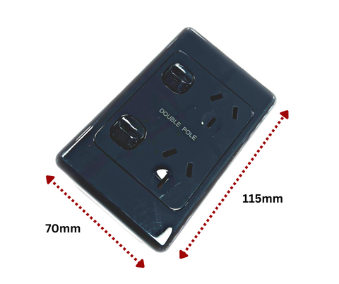 Double Power Point – Vertical – Black 