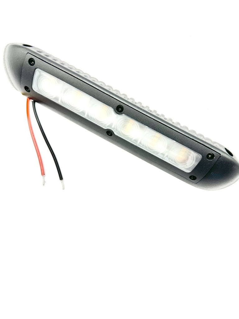 White LED Awning light - Black casing