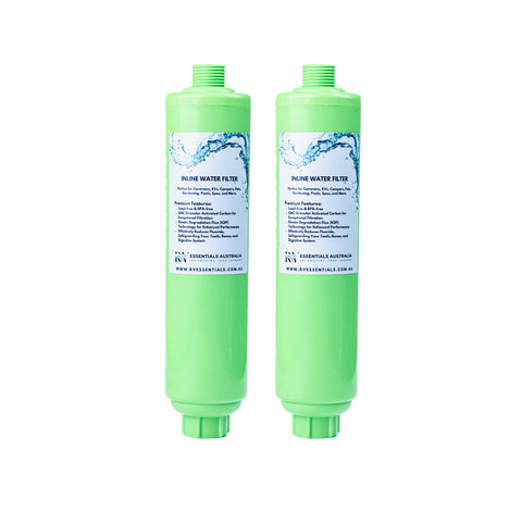 Inline Water Filter for Caravan - 2 Pack