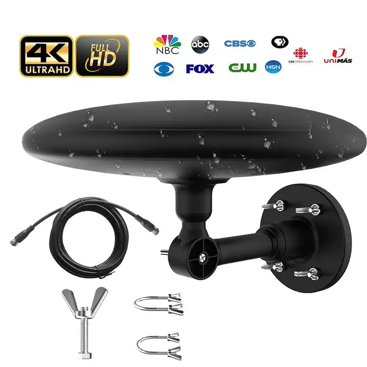 Multifunctional outdoor satellite dish antenna (250 miles)