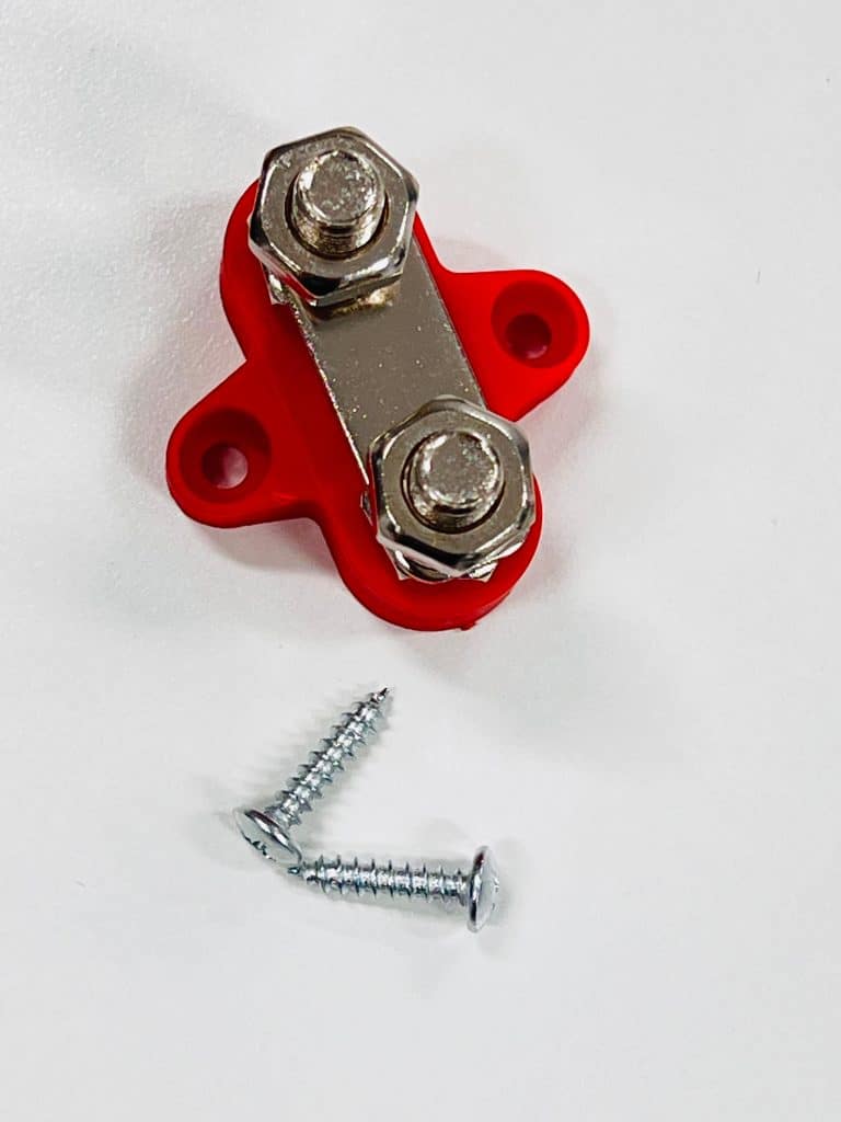 Red and Black Dual-Terminal Stud Set