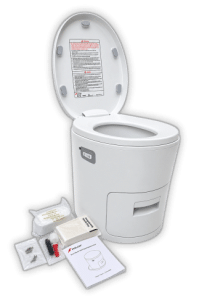 waterless toilet accessories dark shadow