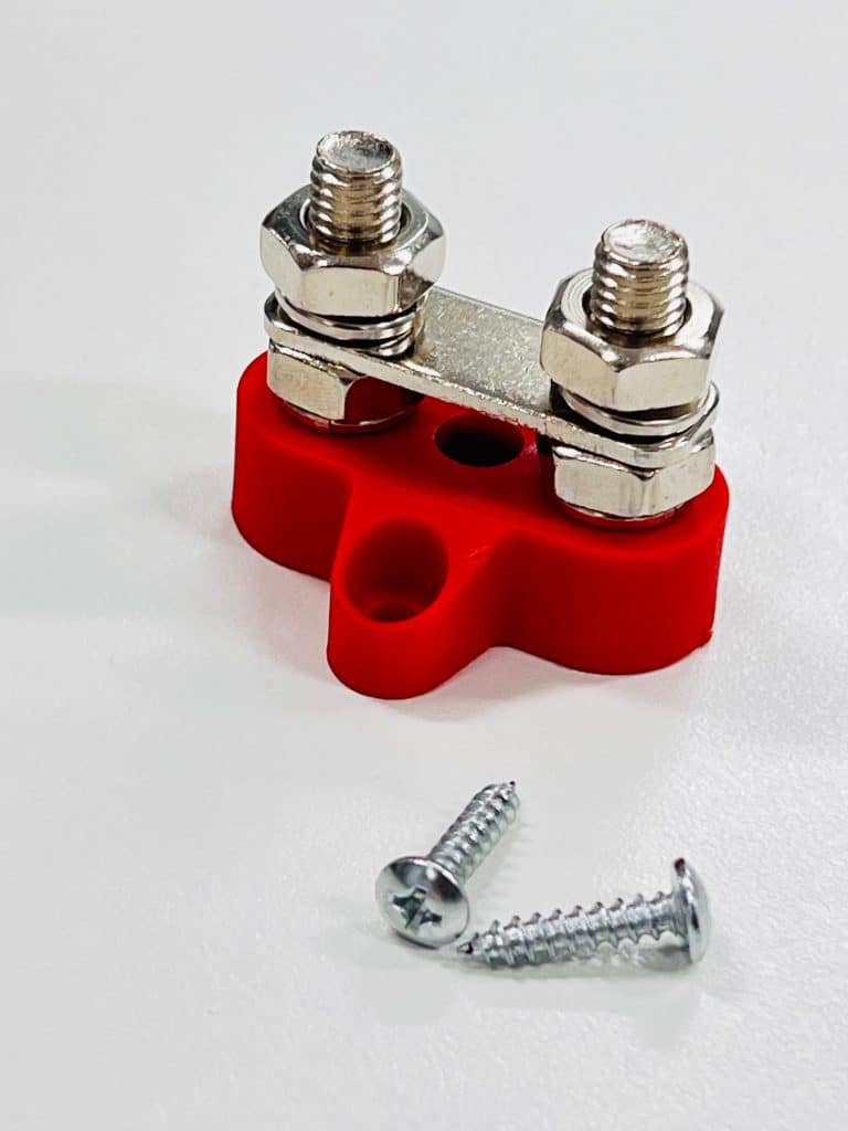 Red and Black Dual-Terminal Stud Set
